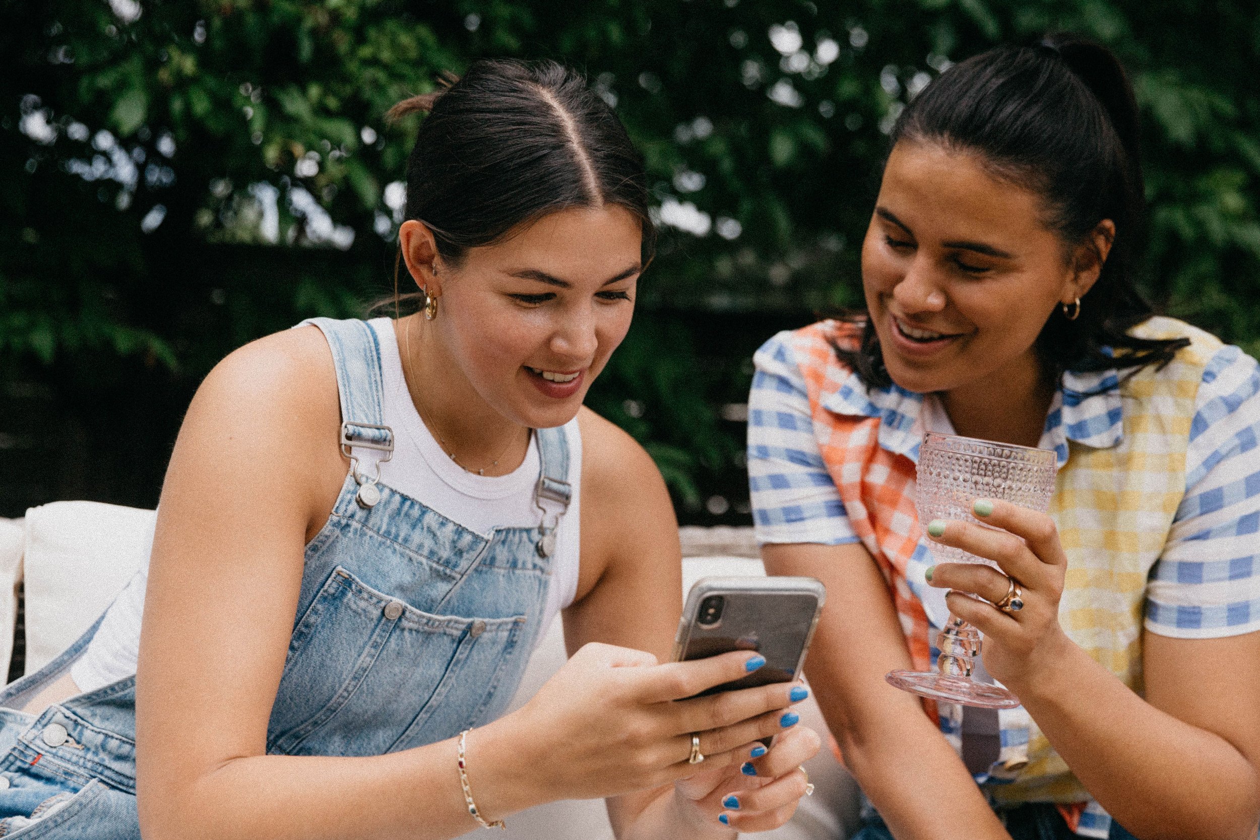 Sharing ideas and a laugh together